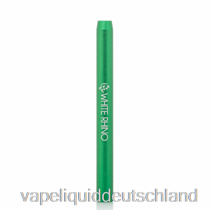 Weißes Nashorn, Metallfledermaus-Schnupperrohr, Grüne Vape-Flüssigkeit